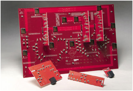 Backplane Ethernet example, przykłądowa płyta pasywana dla Ethernetu