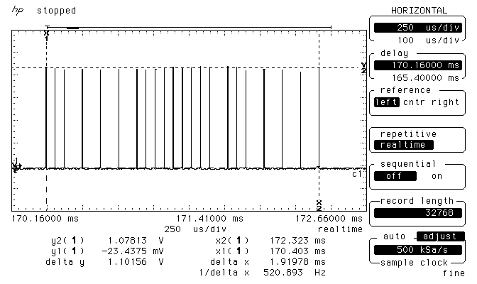 FLP burst form 100BASE-T 3Com NIC